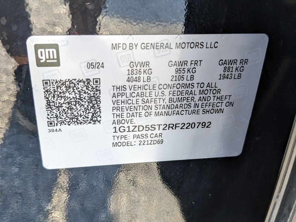 2024 Chevrolet Malibu LT 1LT