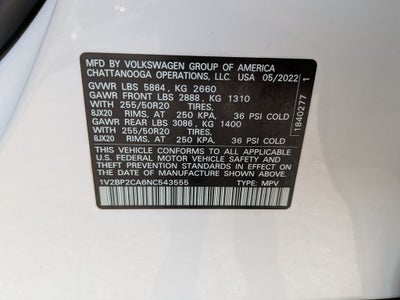 2022 Volkswagen Atlas 2.0T SEL