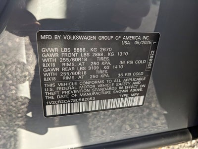2025 Volkswagen Atlas 2.0T Peak Edition
