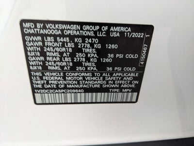 2023 Volkswagen Atlas Cross Sport 2.0T SE