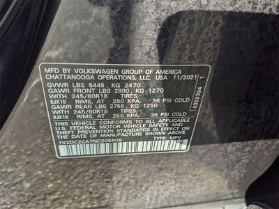 2022 Volkswagen Atlas Cross Sport 2.0T SE