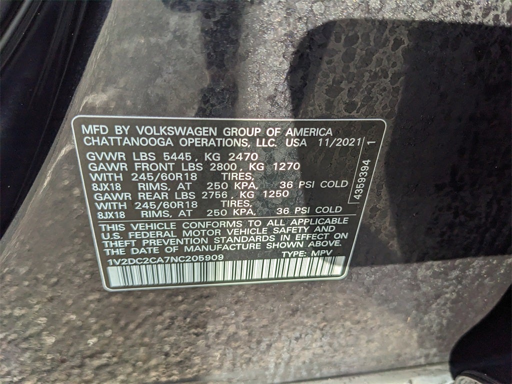 2022 Volkswagen Atlas Cross Sport 2.0T SE