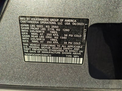 2023 Volkswagen Atlas 2.0T SE