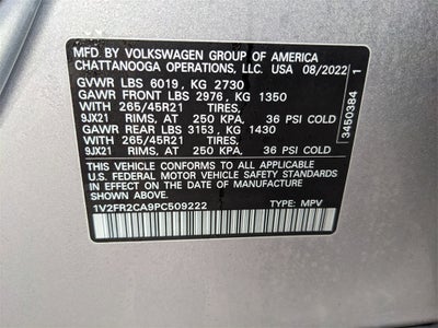 2023 Volkswagen Atlas 3.6L V6 SEL Premium R-Line