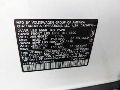 2023 Volkswagen Atlas Cross Sport 3.6L V6 SE w/Technology