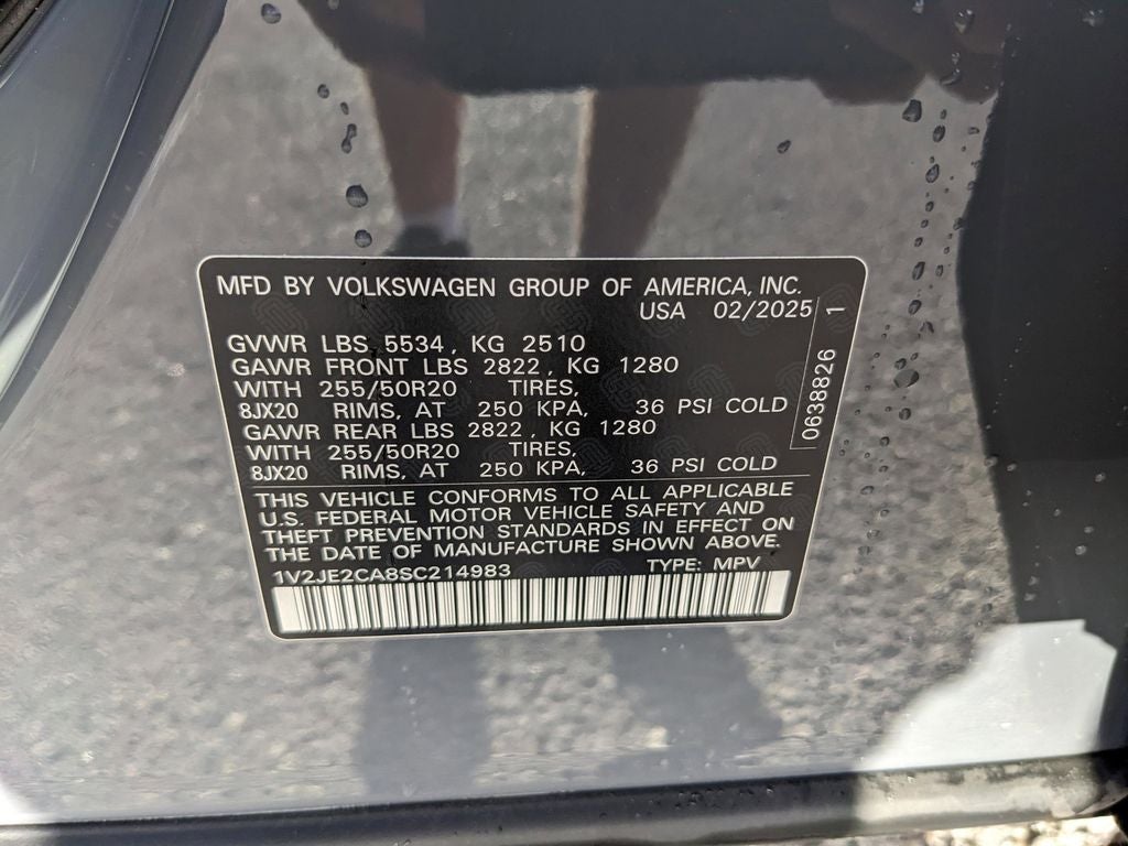 2025 Volkswagen Atlas Cross Sport 2.0T SE w/Technology