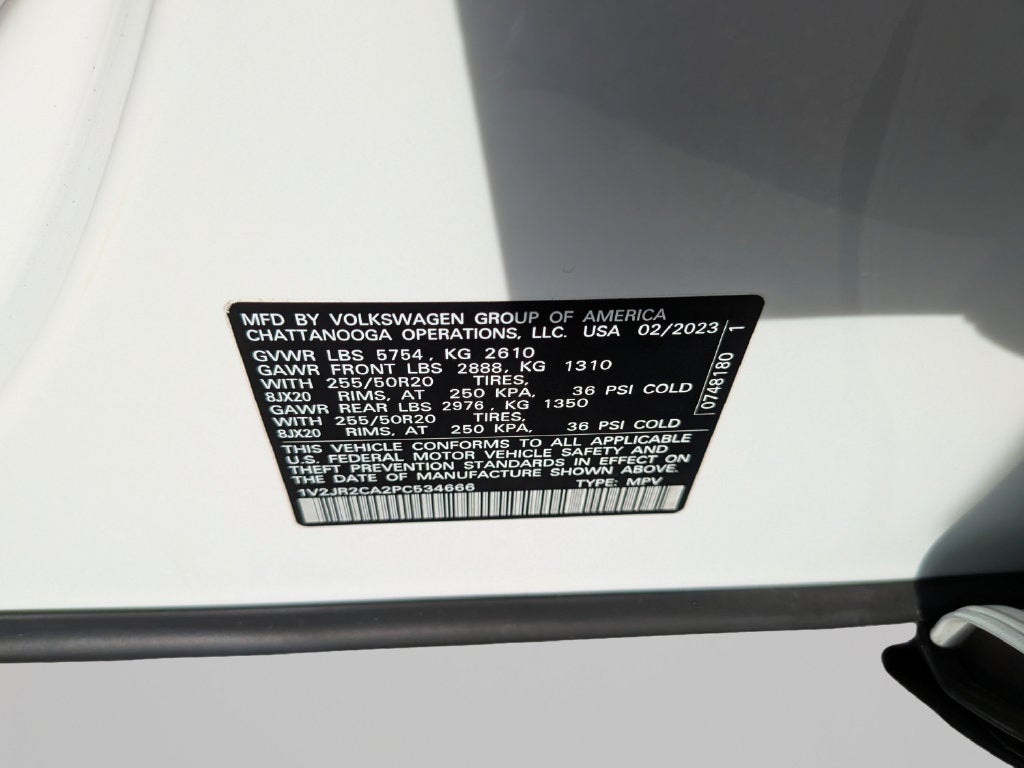 2023 Volkswagen Atlas 3.6L V6 SE w/Technology