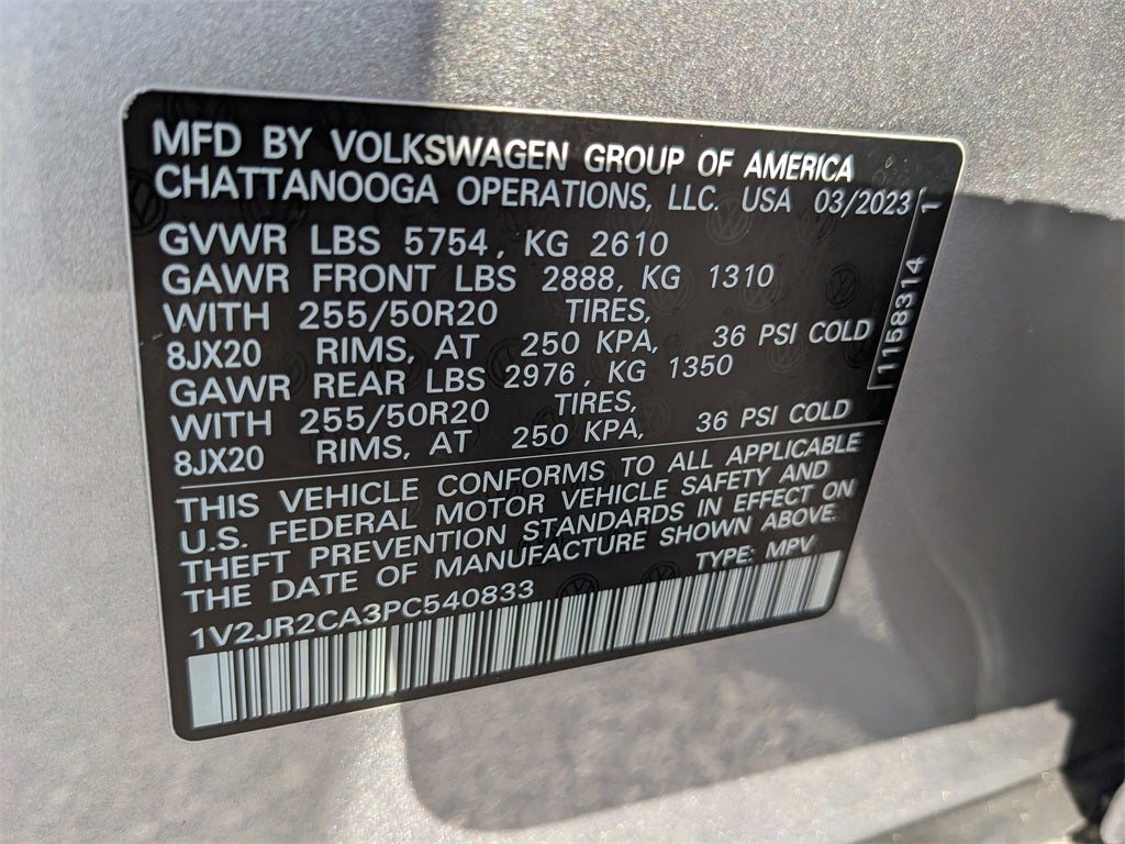 2023 Volkswagen Atlas 3.6L V6 SE w/Technology