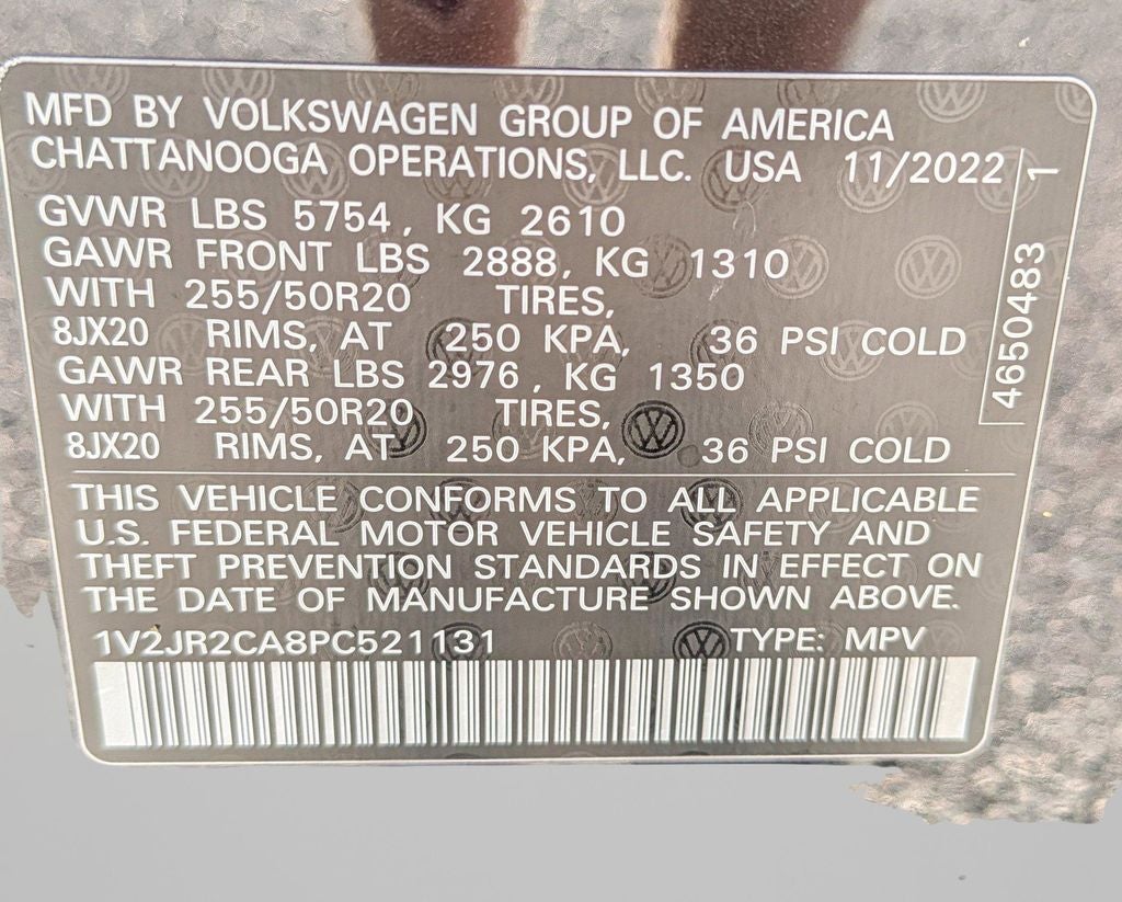 2023 Volkswagen Atlas 3.6L V6 SE w/Technology
