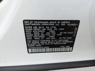 2023 Volkswagen Atlas 3.6L V6 SE w/Technology