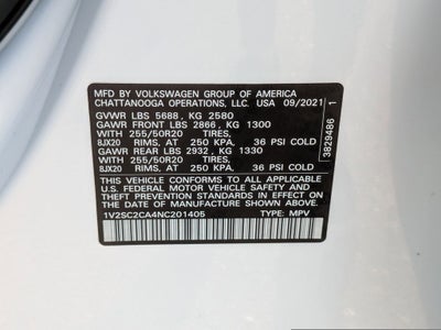2022 Volkswagen Atlas Cross Sport 2.0T SEL R-Line