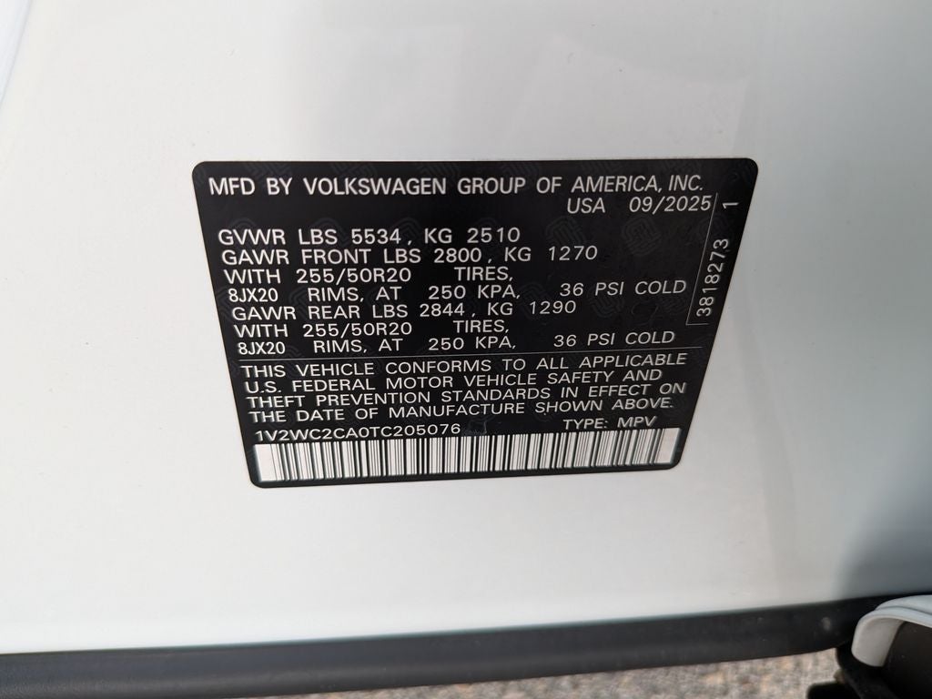2026 Volkswagen Atlas Cross Sport SE w/Technology