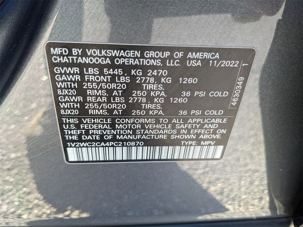 2023 Volkswagen Atlas Cross Sport 2.0T SE w/Technology