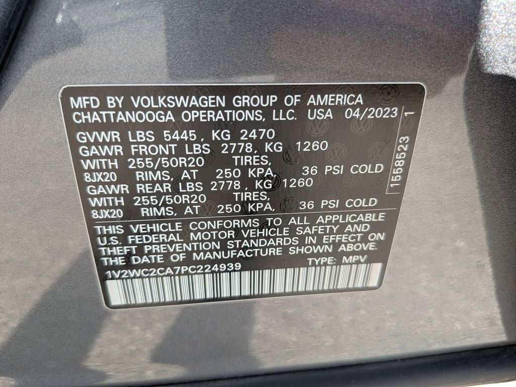 2023 Volkswagen Atlas Cross Sport 2.0T SE w/Technology