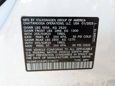 2023 Volkswagen Atlas Cross Sport 3.6L V6 SE w/Technology