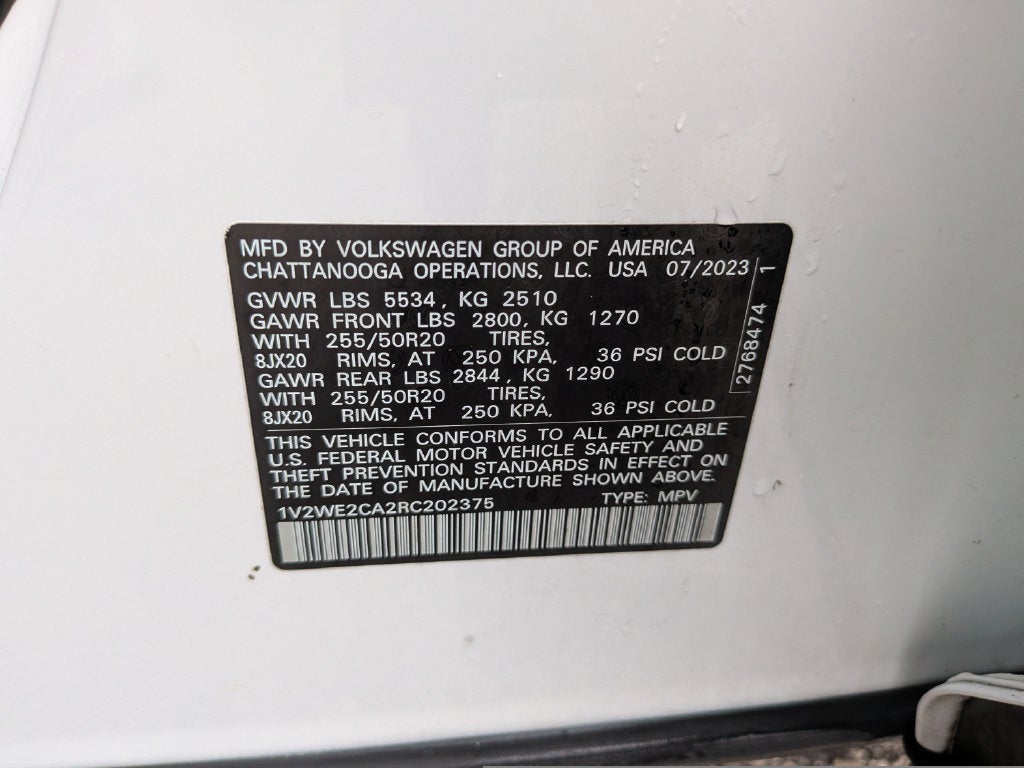 2024 Volkswagen Atlas Cross Sport 2.0T SE w/Technology
