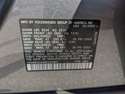 2024 Volkswagen Atlas Cross Sport 2.0T SE w/Technology