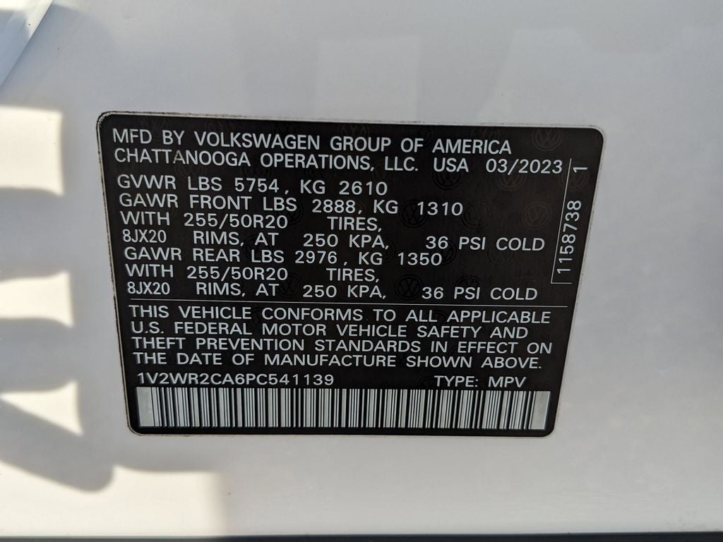 2023 Volkswagen Atlas 3.6L V6 SE w/Technology
