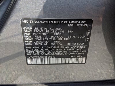 2025 Volkswagen Atlas 2.0T SE w/Technology