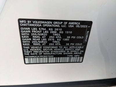 2023 Volkswagen Atlas 3.6L V6 SE w/Technology