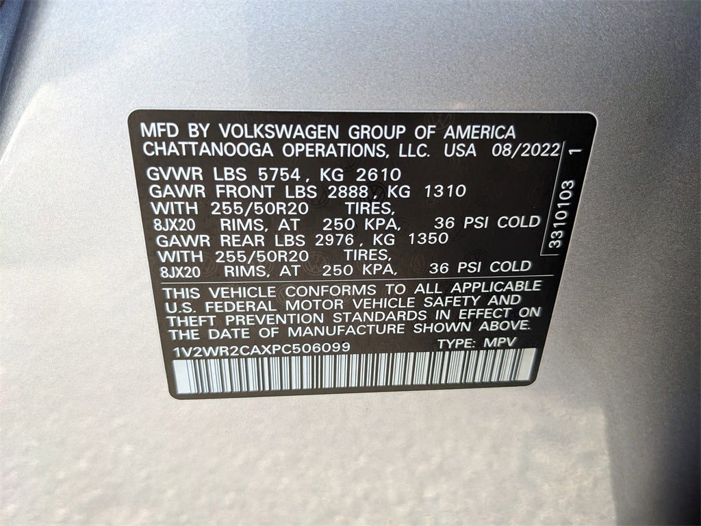 2023 Volkswagen Atlas 3.6L V6 SE w/Technology