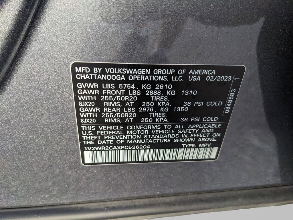 2023 Volkswagen Atlas 3.6L V6 SE w/Technology