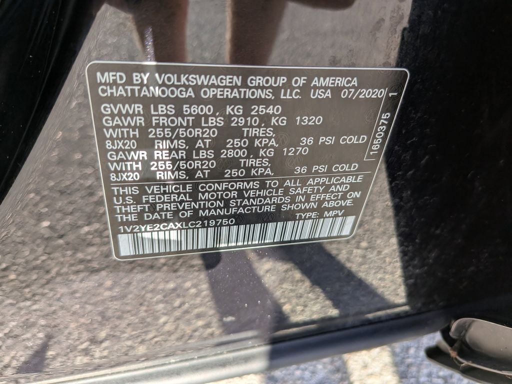 2020 Volkswagen Atlas Cross Sport 3.6L V6 SE w/Technology