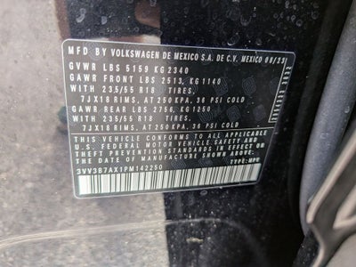 2023 Volkswagen Tiguan 2.0T SE