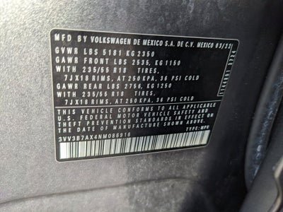 2022 Volkswagen Tiguan 2.0T SE