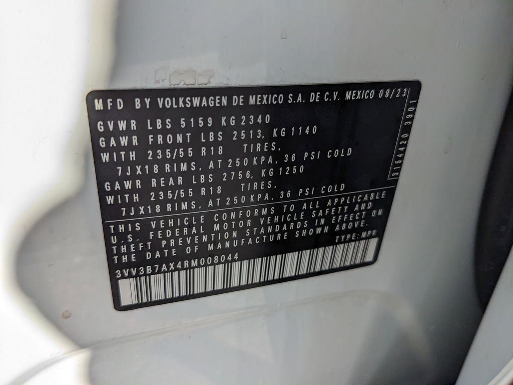 2024 Volkswagen Tiguan 2.0T SE