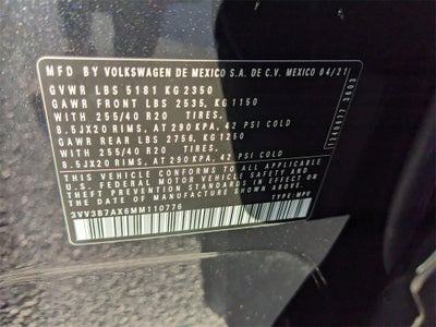 2021 Volkswagen Tiguan 2.0T SE R-Line Black