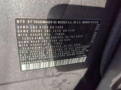 2023 Volkswagen Tiguan 2.0T SE