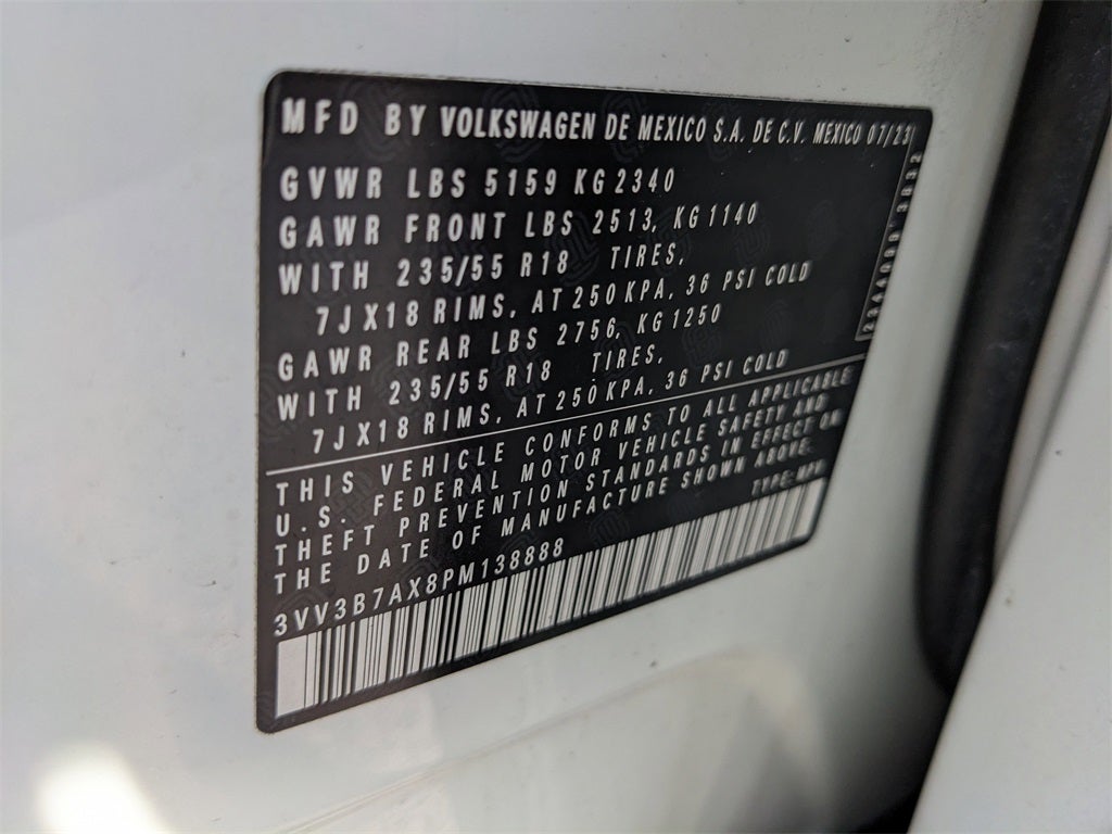 2023 Volkswagen Tiguan 2.0T SE