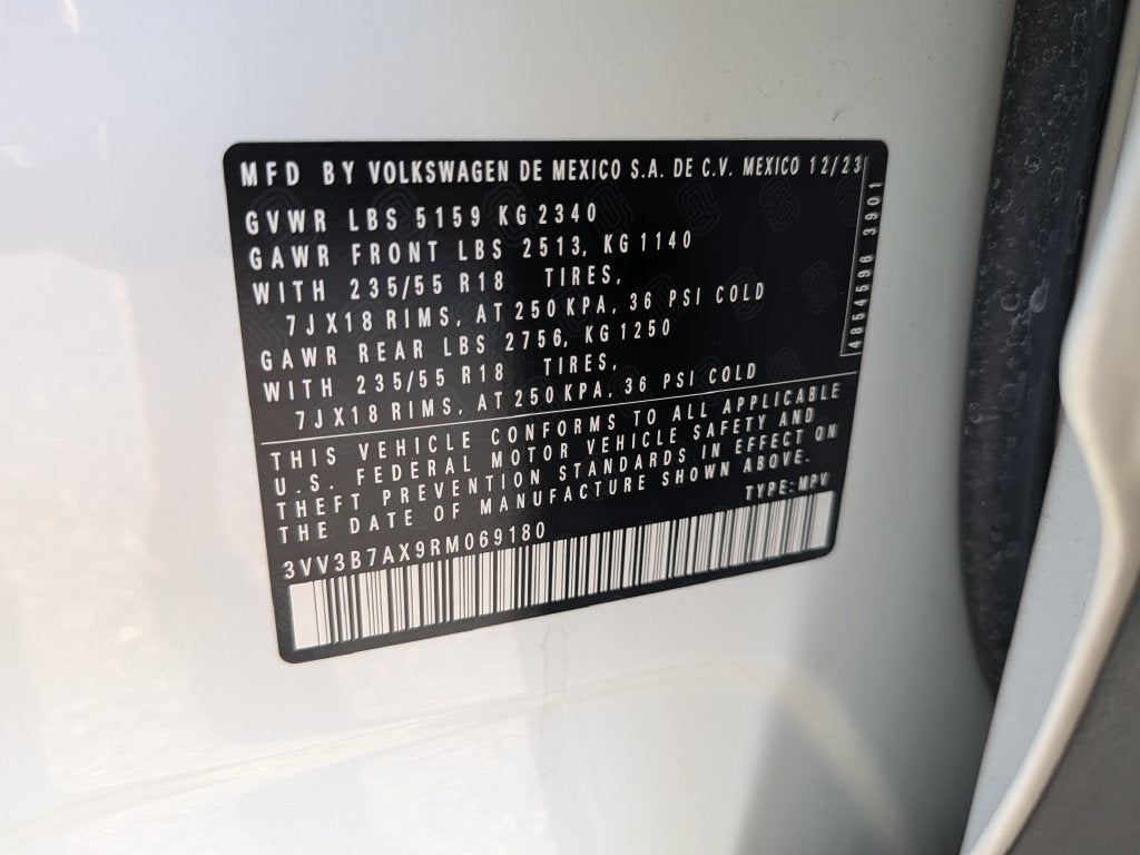 2024 Volkswagen Tiguan 2.0T SE