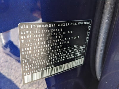 2023 Volkswagen Tiguan 2.0T SE