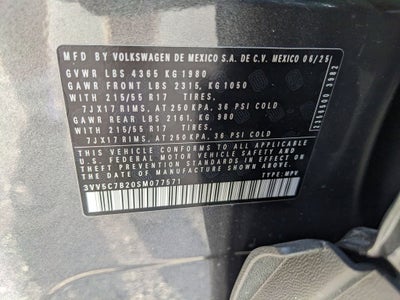 2025 Volkswagen Taos 1.5T S