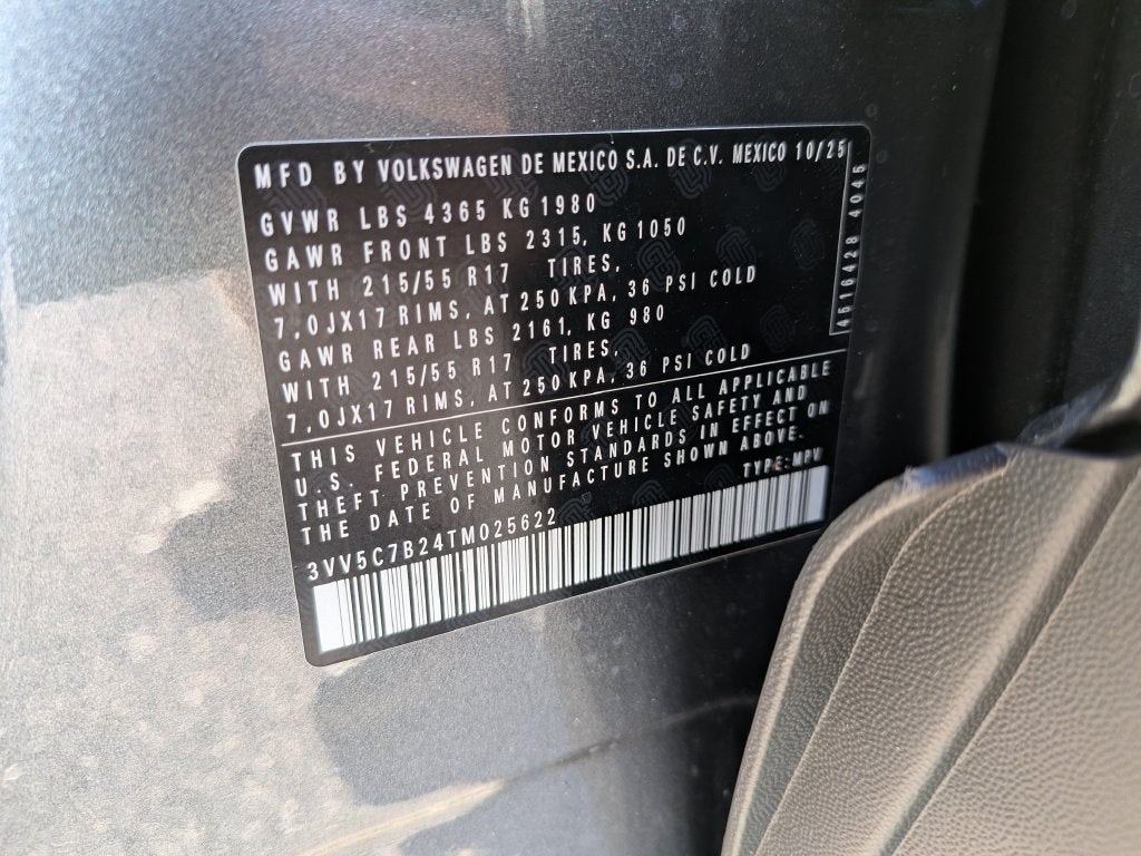 2026 Volkswagen Taos 1.5T S