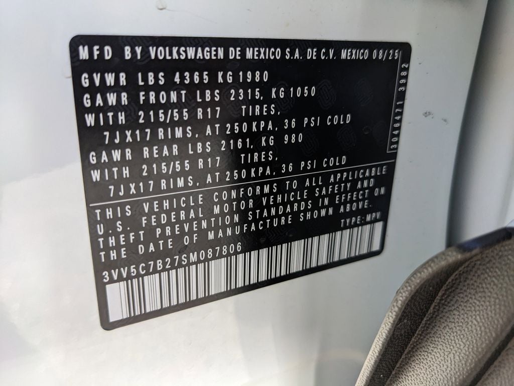 2025 Volkswagen Taos 1.5T S