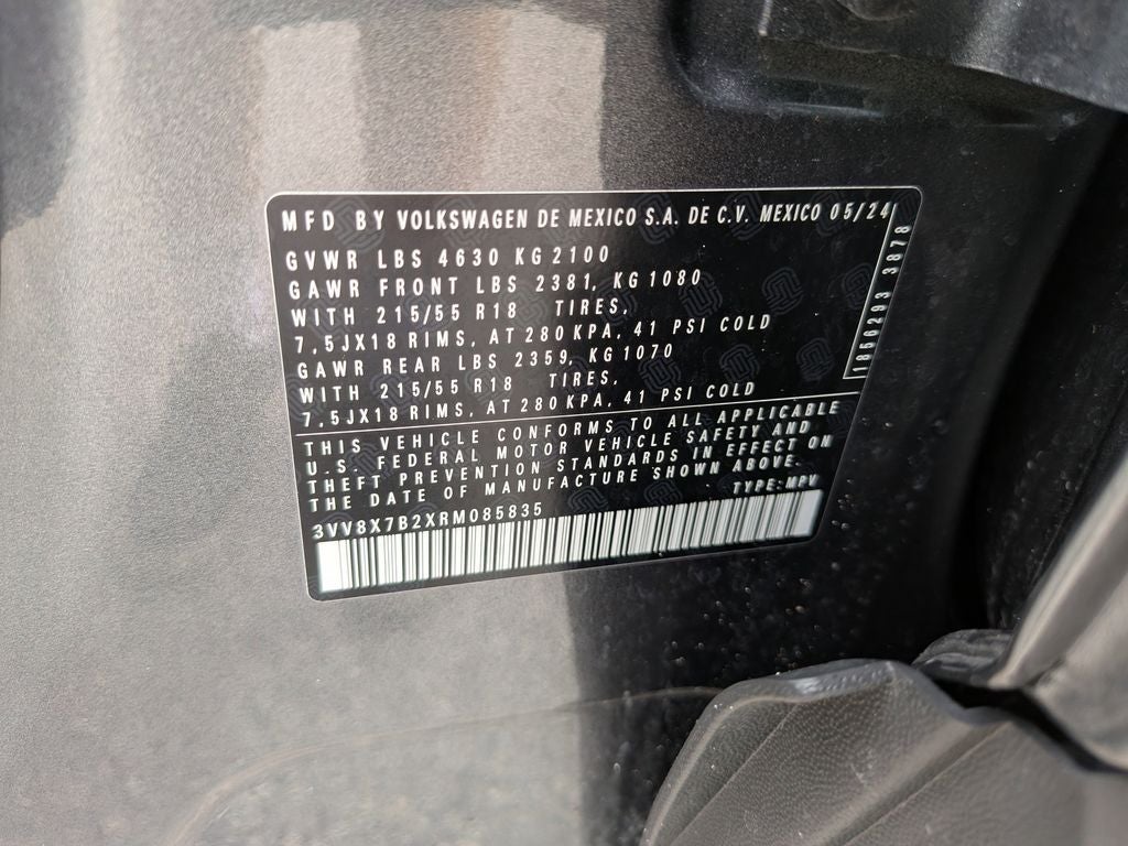2024 Volkswagen Taos 1.5T S