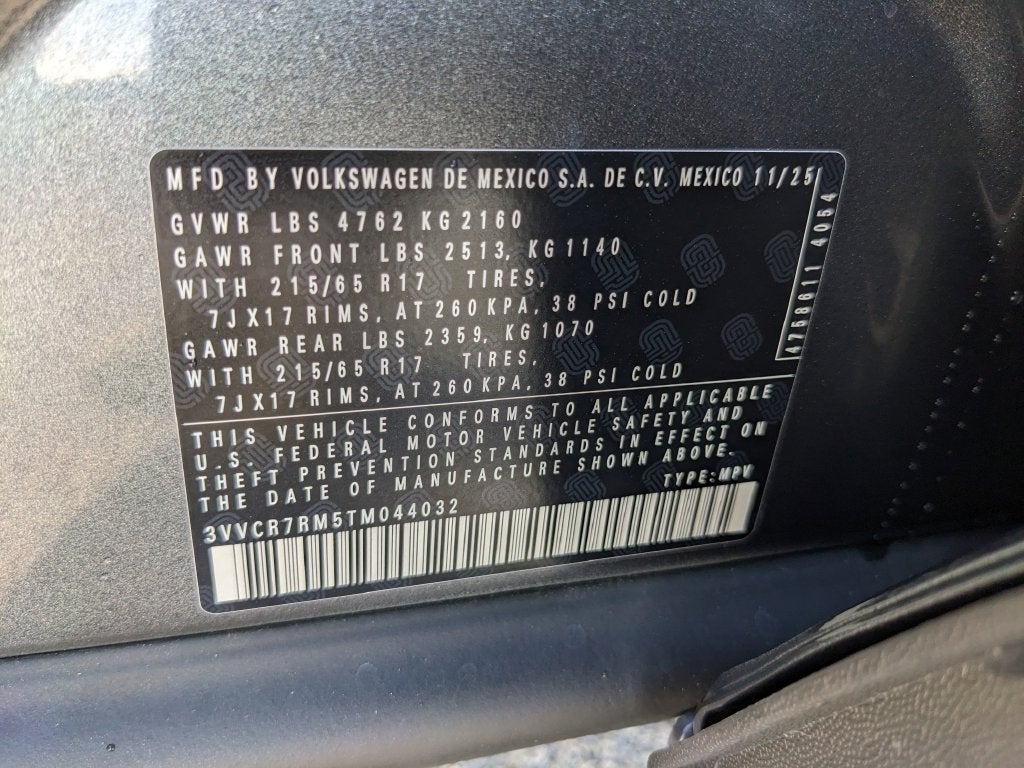 2026 Volkswagen Tiguan S