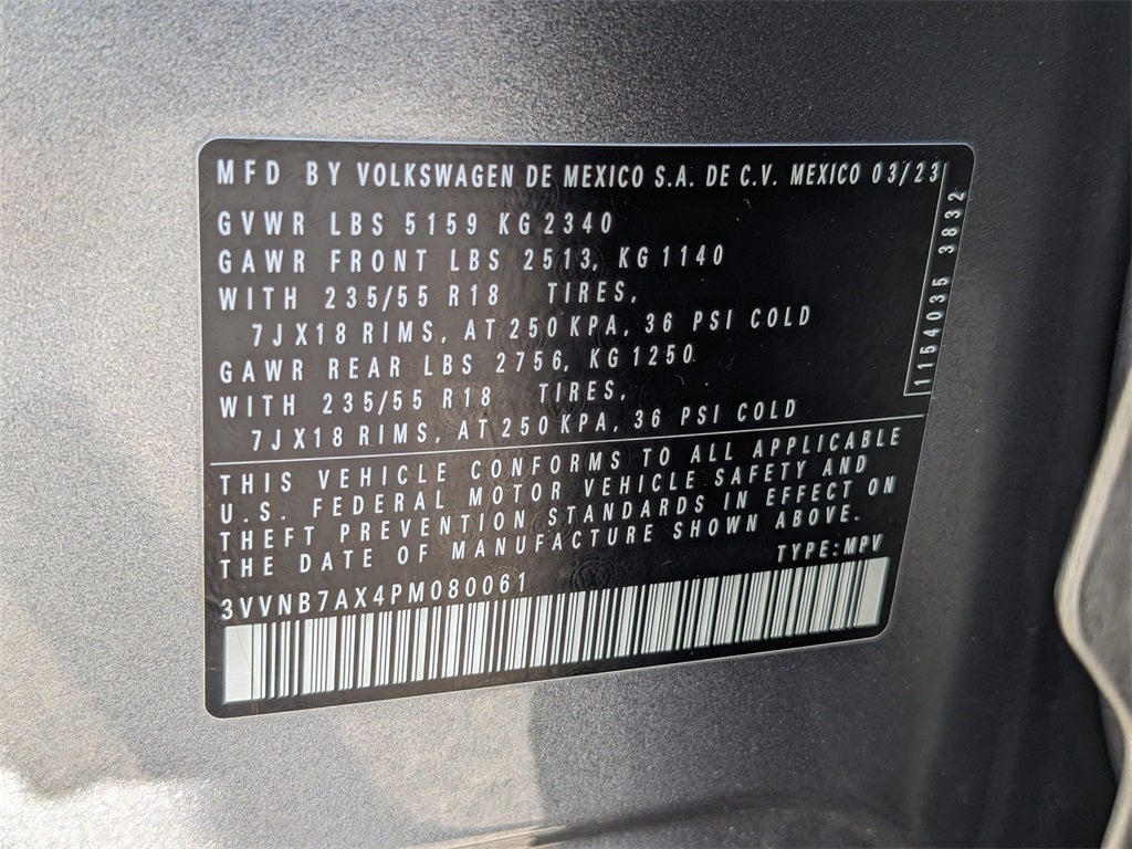 2023 Volkswagen Tiguan 2.0T SE