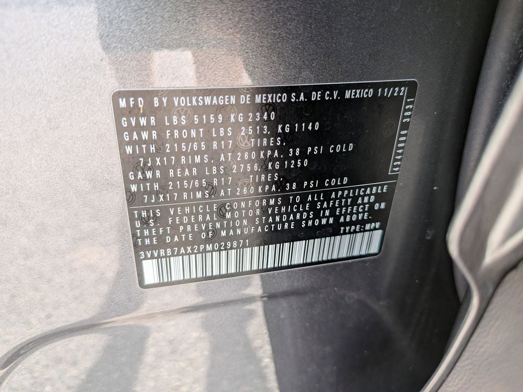 2023 Volkswagen Tiguan 2.0T S