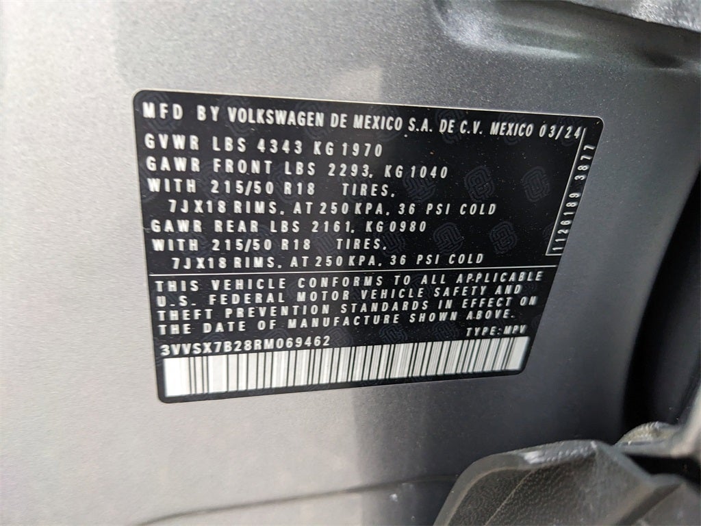 2024 Volkswagen Taos 1.5T SE