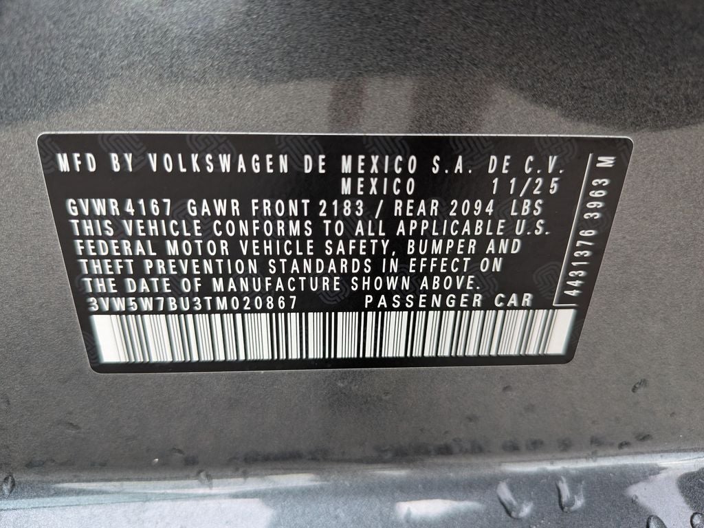2026 Volkswagen Jetta 1.5T S