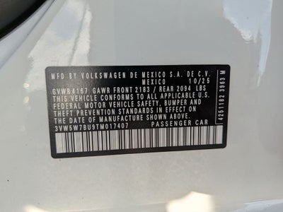 2026 Volkswagen Jetta 1.5T S