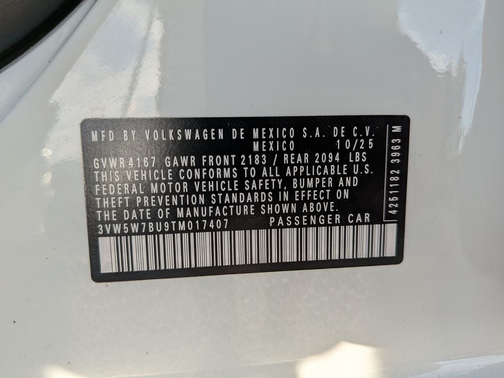 2026 Volkswagen Jetta 1.5T S