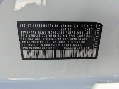 2024 Volkswagen Jetta 1.5T SE