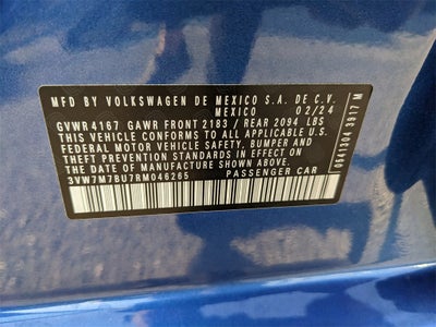 2024 Volkswagen Jetta 1.5T SE