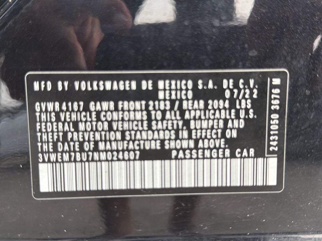 2022 Volkswagen Jetta 1.5T SE