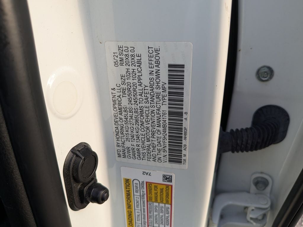2021 Honda Pilot Special Edition